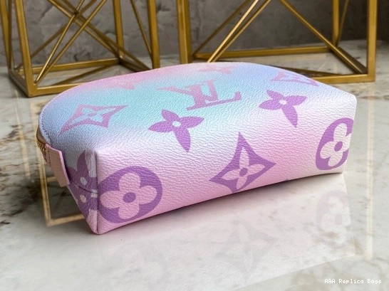 Aaa replica bags POUCH Vuitton Louis COSMETIC 0708